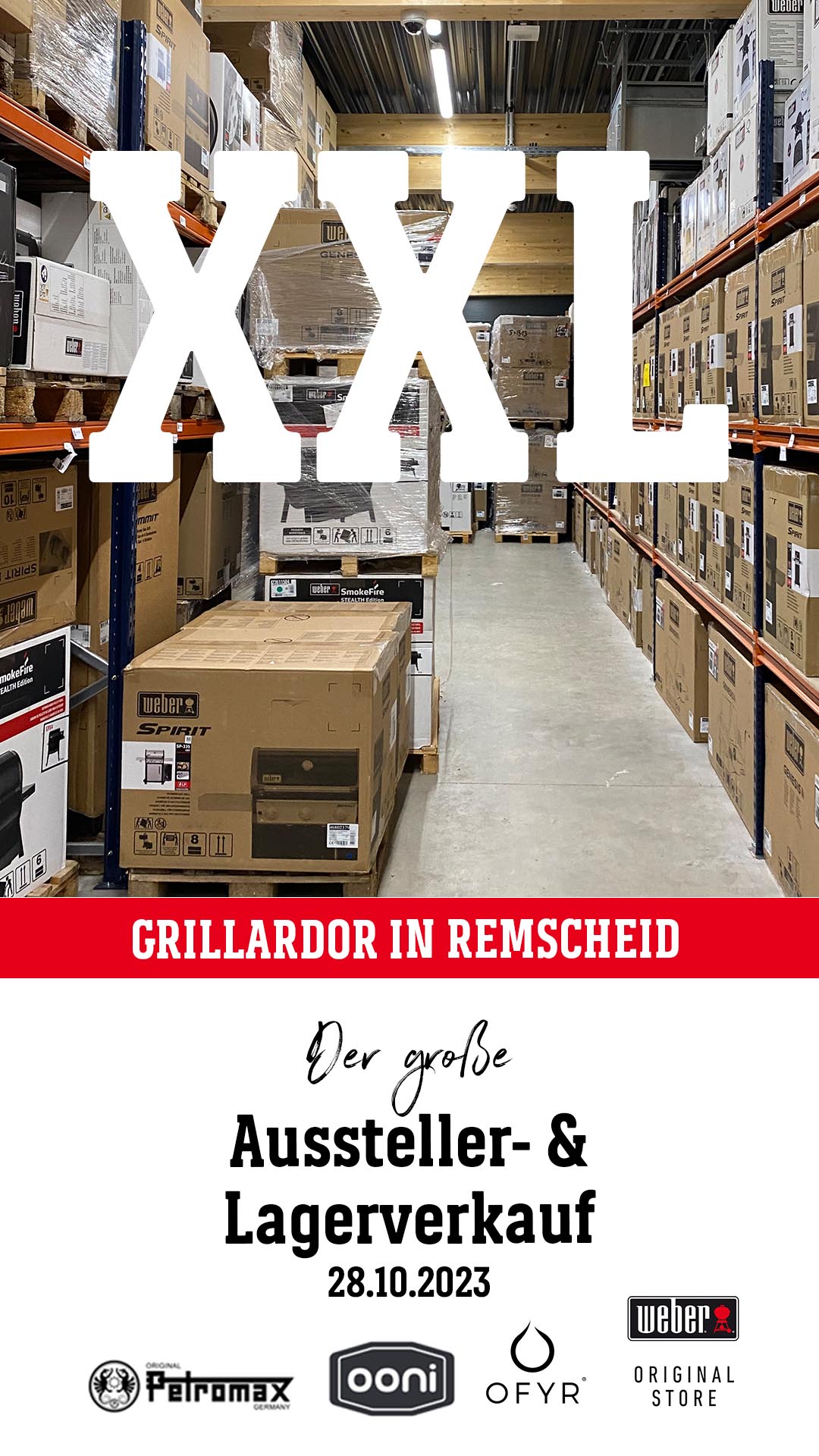XXL Lagerverkauf in Remscheid