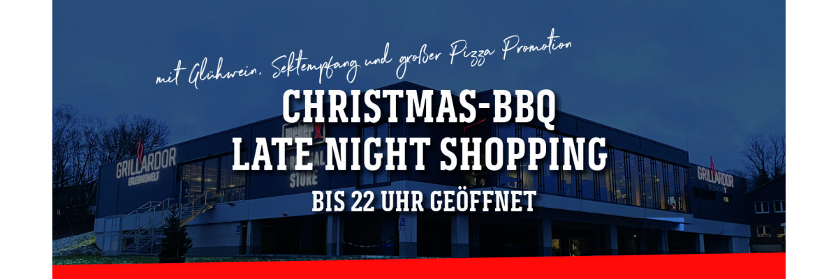 Christmas BBQ Late Night Shopping - 