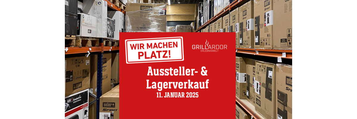 Größter Lagerverkauf der Geschichte - Wir brauchen Platz für neue Ware - 