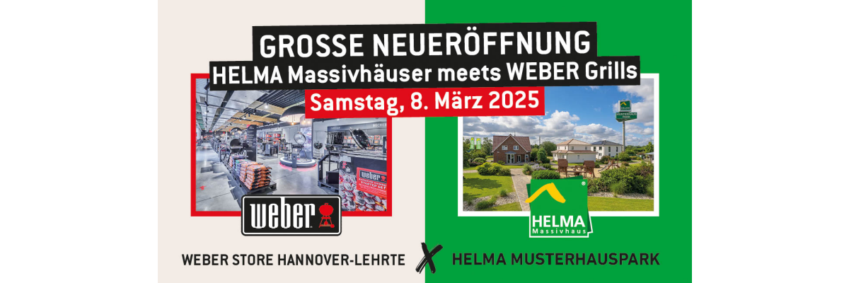 Große Neueröffnung des Grillardor &amp; Weber Stores Hannover-Lehrte an der A2 - 