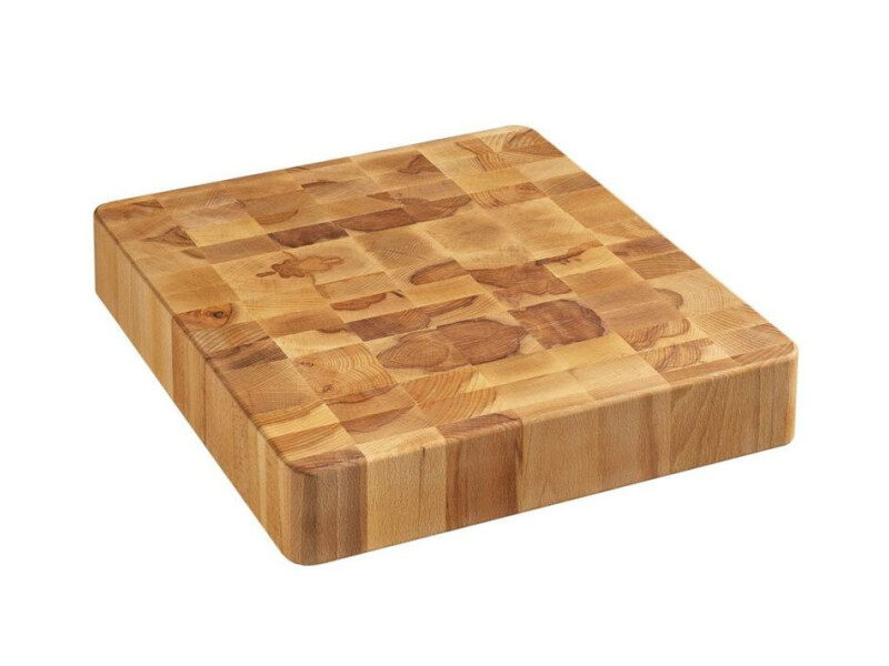 Hackblock 40x40x8 mit Füßen