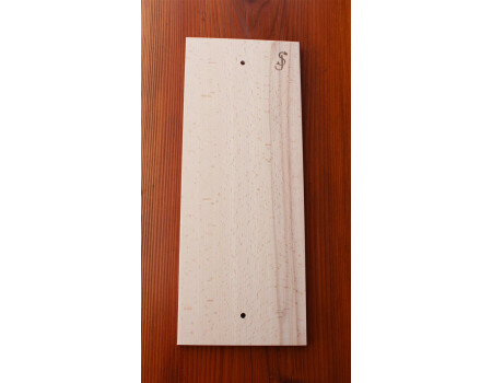 Flammlachsbrett Ersatzbrett aus Buche 190x495x20 geschraubt