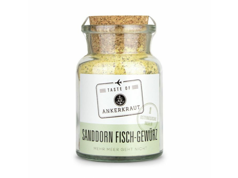 Ankerkraut Ostfriesische Inseln - Sanddorn Fisch Rub, Korkeng. 125g