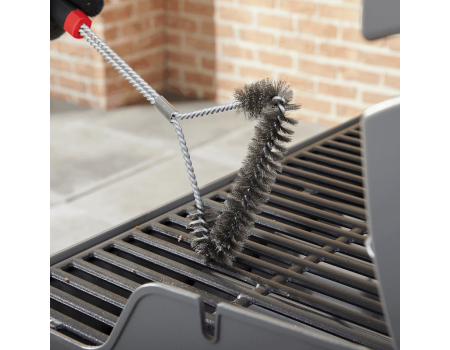 Weber Dreiseitige Grillbürste, 46 cm