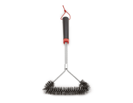 Weber Dreiseitige Grillbürste, 46 cm