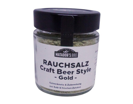 Matador`s BBQ Rauchsalz Craft Beer Style Gold