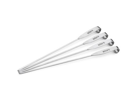 Weber ETGS Spieße-Set, 4 Stk., Edelstahl