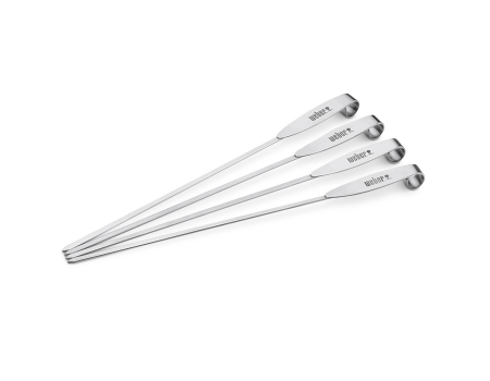 Weber ETGS Spie&szlig;e-Set, 4 Stk., Edelstahl