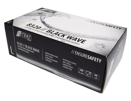 Einmalhandschuhe Nitril Black Größe L 100...