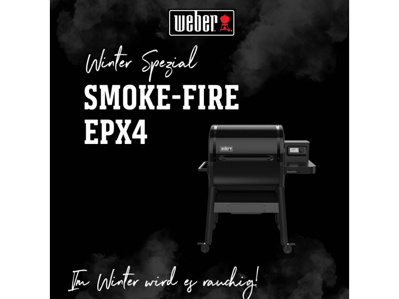 Weber SmokeFire EPX4 Black STEALTH Edition