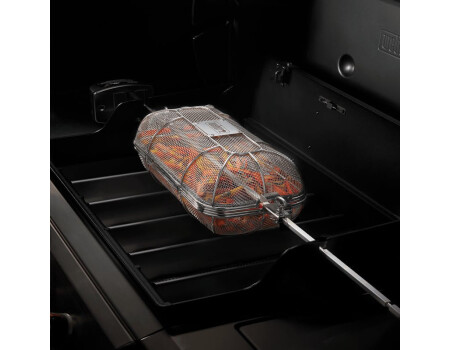 Weber CRAFTED Drehspießkorb - aus feinem Drahtgewebe