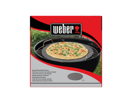 Weber Glasierter Pizzastein Rund 36cm