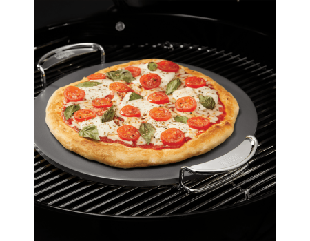 Weber CRAFTED glasierter Pizzastein rund - Gourmet BBQ System