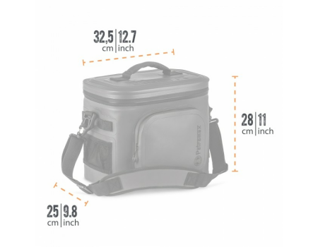 Petromax Kühltasche 8 Liter dunkelgrau