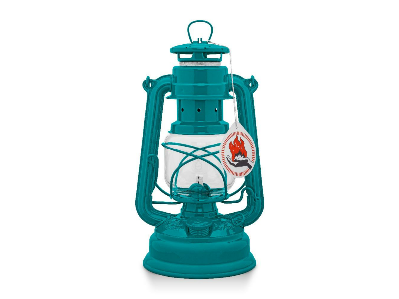 Feuerhand Sturmlaterne 276 Teal Blue (türkis)