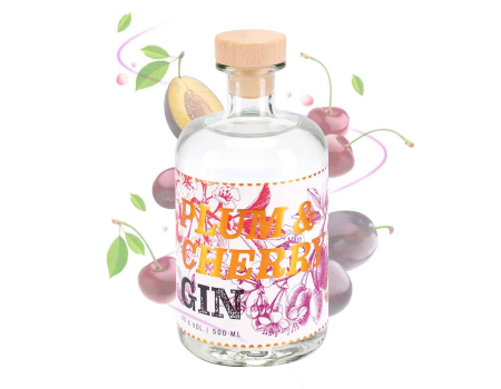 BigBBQ Plum &amp; Cherry Gin 500ML / 40 % VOL.