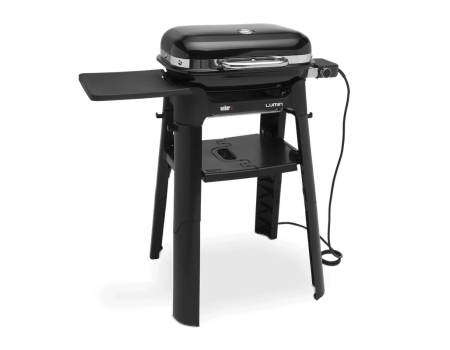 Weber Lumin Compact BLACK mit Stand Elektrogrill