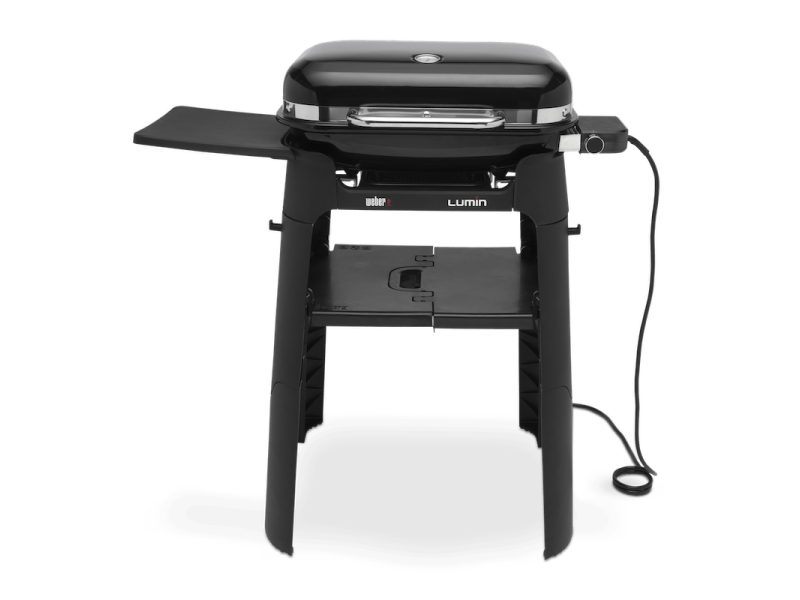 Weber Lumin BLACK mit Stand Elektrogrill