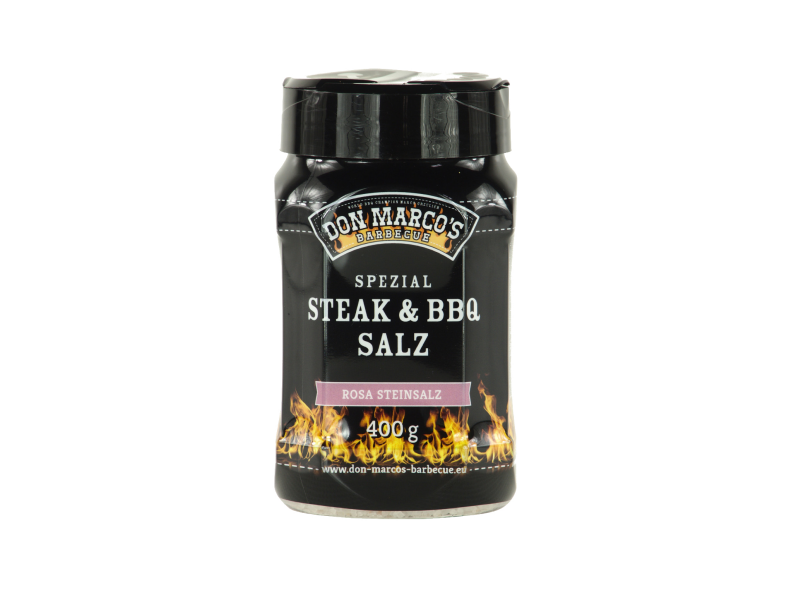 Don Marcos Spezial Steak & BBQ Salz “Rosa Steinsalz” 400g