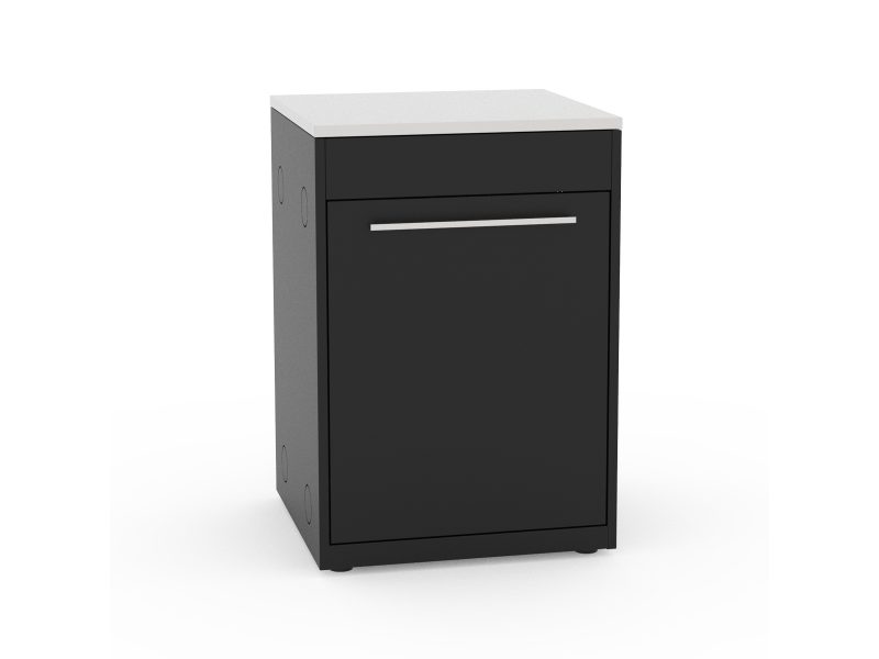Weber BBQ Kitchen Türmodul mit Edelstahl Arbeitsfläche