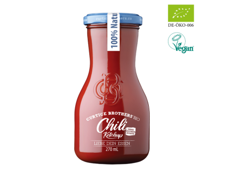 Curtice Brothers Bio Chili Ketchup ohne Zuckerzusatz 270ml