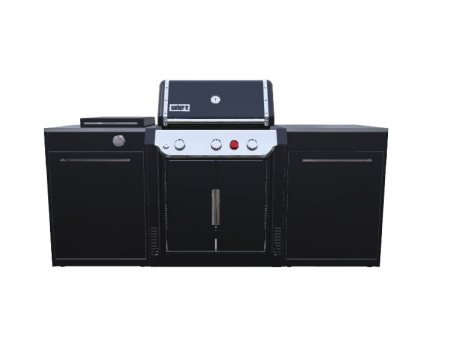 Weber BBQ Kitchen 2er Set für Genesis 300er Serie...