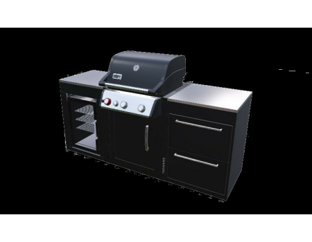 BBQ Kitchen 2er Set f&uuml;r Spirit 300er Serie ohne...