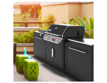 Weber BBQ Kitchen 2er Set fur Spirit 300er Serie ohne Seitenkocher 4.230 00
