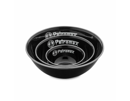 Petromax Emaille Schalen schwarz 2 Stück (160 ml)