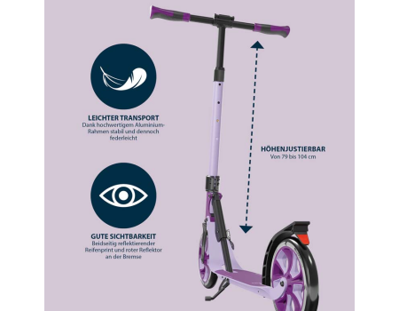 HUDORA BigWheel® 205 Advanced, lavender