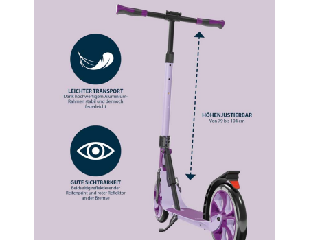 HUDORA BigWheel&reg; 205 Advanced, lavender