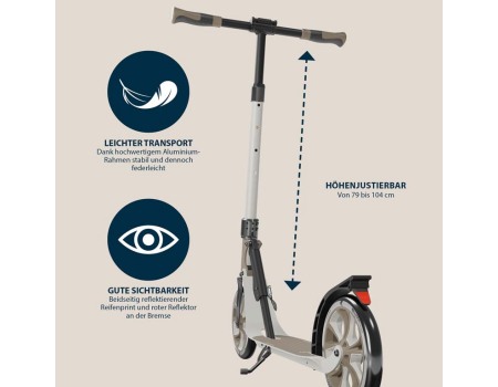 HUDORA BigWheel® 205 Advanced ivory