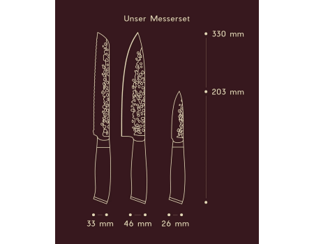 FIVI Messerbundle 3 teilig