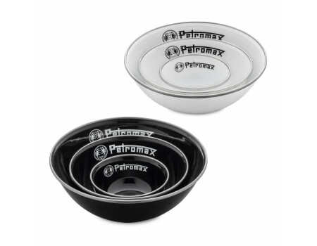 Petromax Emaille Schalen weiß 2 Stück (1 Liter)