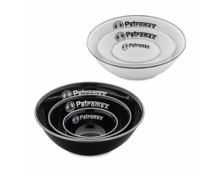 Petromax Emaille Schalen weiß 2 Stück (1 Liter)