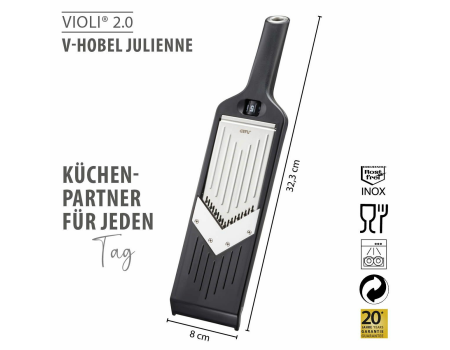 GEFU V-Hobel Julienne VIOLI® 2.0
