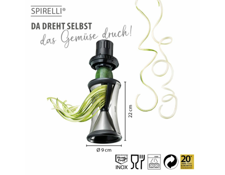 GEFU Spiralschneider SPIRELLI® XL inkl. Reinigungsbürste