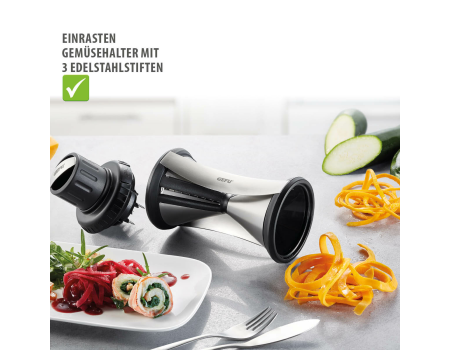 GEFU Spiralschneider SPIRELLI® XL inkl. Reinigungsbürste