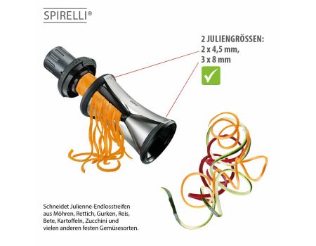 GEFU Spiralschneider SPIRELLI® XL inkl. Reinigungsbürste