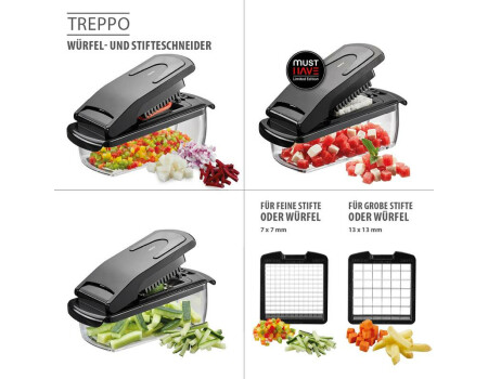 GEFU Würfel- und Stifteschneider TREPPO