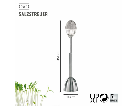 GEFU Eierköpfer mit Salzstreuer OVO