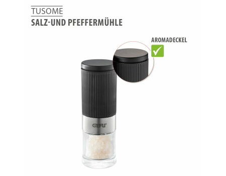 GEFU Salz- und Pfeffermühle TUSOME, 2 Stück
