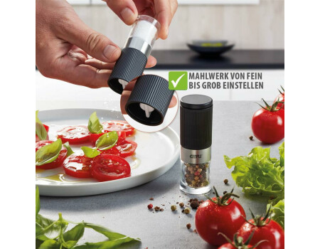 GEFU Salz- und Pfeffermühle TUSOME, 2 Stück