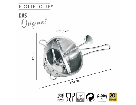 GEFU Passiergerät FLOTTE LOTTE® multifunktional...