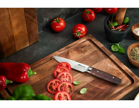 GEFU Schneidebrett ENNO, mittel mit Saftrille, Walnusholz