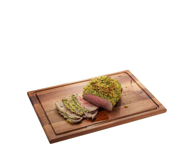 GEFU Schneidebrett ENNO, groß mit Saftrille, Walnusholz