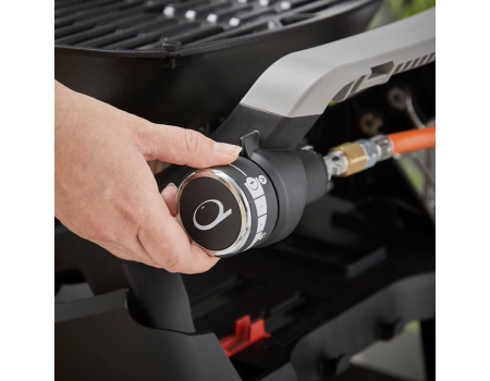 Weber Q1200N Gasgrill mit Stand und Seitentischen
