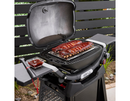 Weber Q3200N+ mit Rollwagen Black Gasgrill