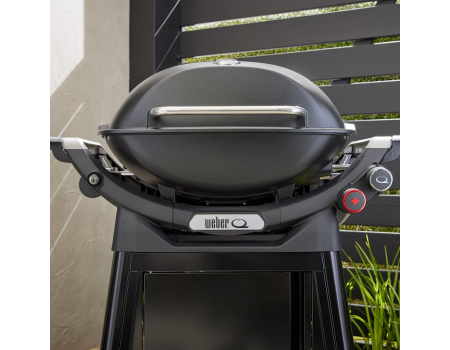Weber Q3200N+ mit Rollwagen Black Gasgrill