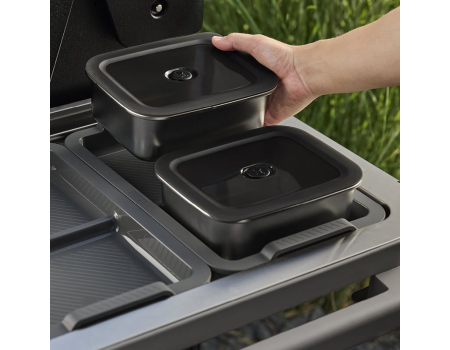 Weber Works Serviertablett-Set - einsetzbar in Seitentisch für alle Works Systeme
